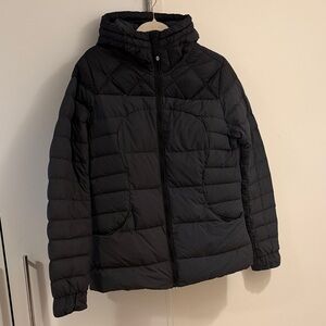 Black Lululemon Quilted Puffer Jacket